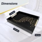 School of Fish Serving Tray (Black) - Image 3