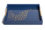 School of Fish Serving Tray (Navy) - Image 3