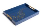 School of Fish Serving Tray (Navy)