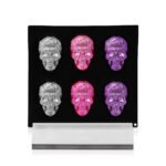 Luxe Skull Magnet Set - Purple/Pink/Silver - Image 4