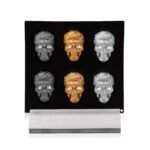 Luxe Skull Magnet Set - Black/Bronze/Silver - Image 3