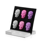Luxe Skull Magnet Set - Purple/Pink/Silver - Image 3
