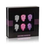 Luxe Skull Magnet Set - Purple/Pink/Silver - Image 5
