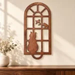 Cat at the Window Metal Wall Décor