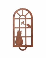 Cat at the Window Metal Wall Décor - Image 3