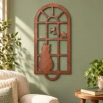 Cat at the Window Metal Wall Décor - Image 2
