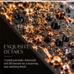 Noir Allure - Crystal Embellished Wall Art - Image 6
